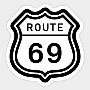 Route 69 Sticker